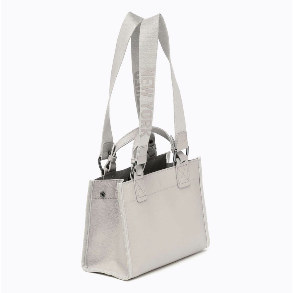 🆕 BOTKIER BITE SIZE BEDFORD LEATHER in SILVER GREY - Picture 1 of 4